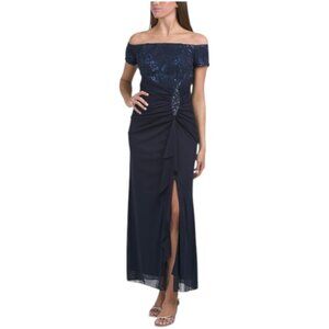 ALEX EVENINGS Petite Embroidered Dress